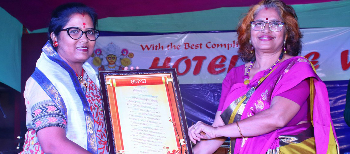 Felicitation of Ms Tanurshree Das